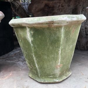 Aged Octogonal Planters from the Stonegate Gardens Campo de’ Fiori Collection
